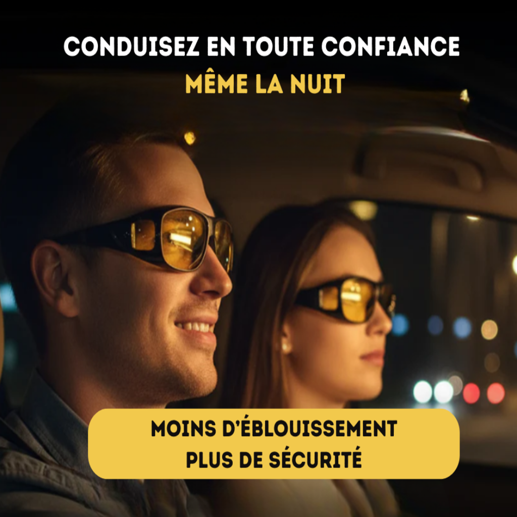 Lunettes anti-éblouissement – Conduite de nuit | OVVEA