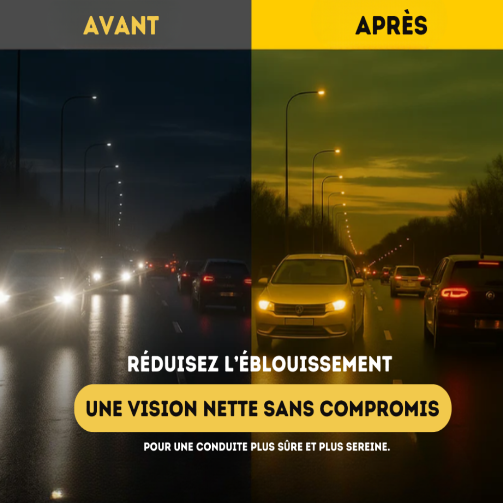 Lunettes anti-éblouissement – Conduite de nuit | OVVEA