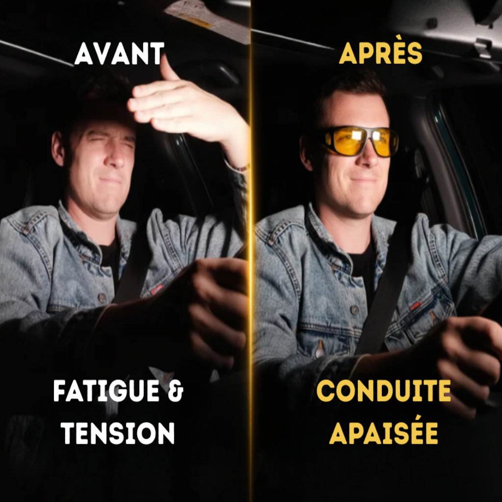 Lunettes anti-éblouissement – Conduite de nuit | OVVEA