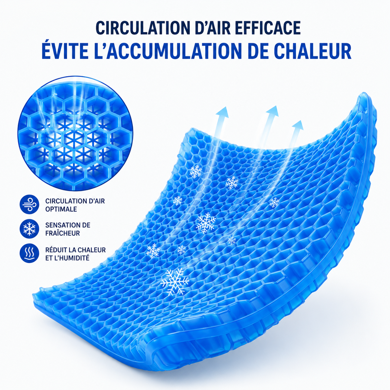 Coussin en Gel de Voyage - Ovvea